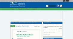 Desktop Screenshot of evang-hochdorf.de